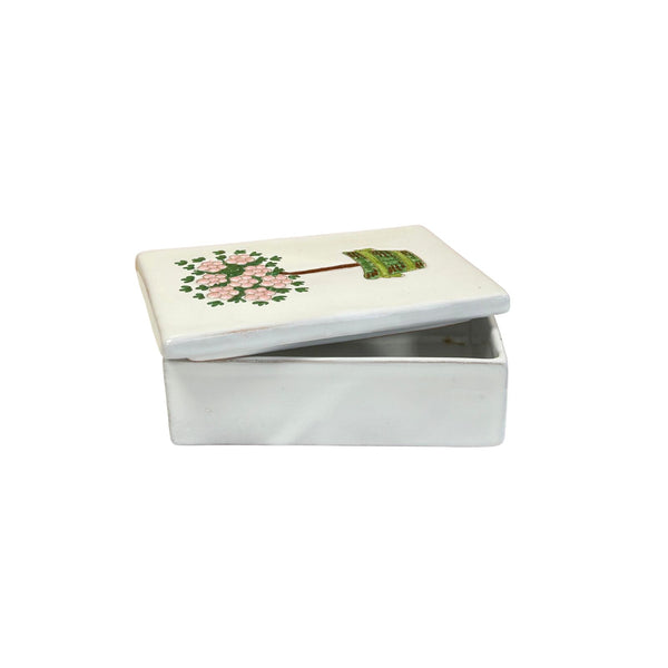 Glazed Topiary Box