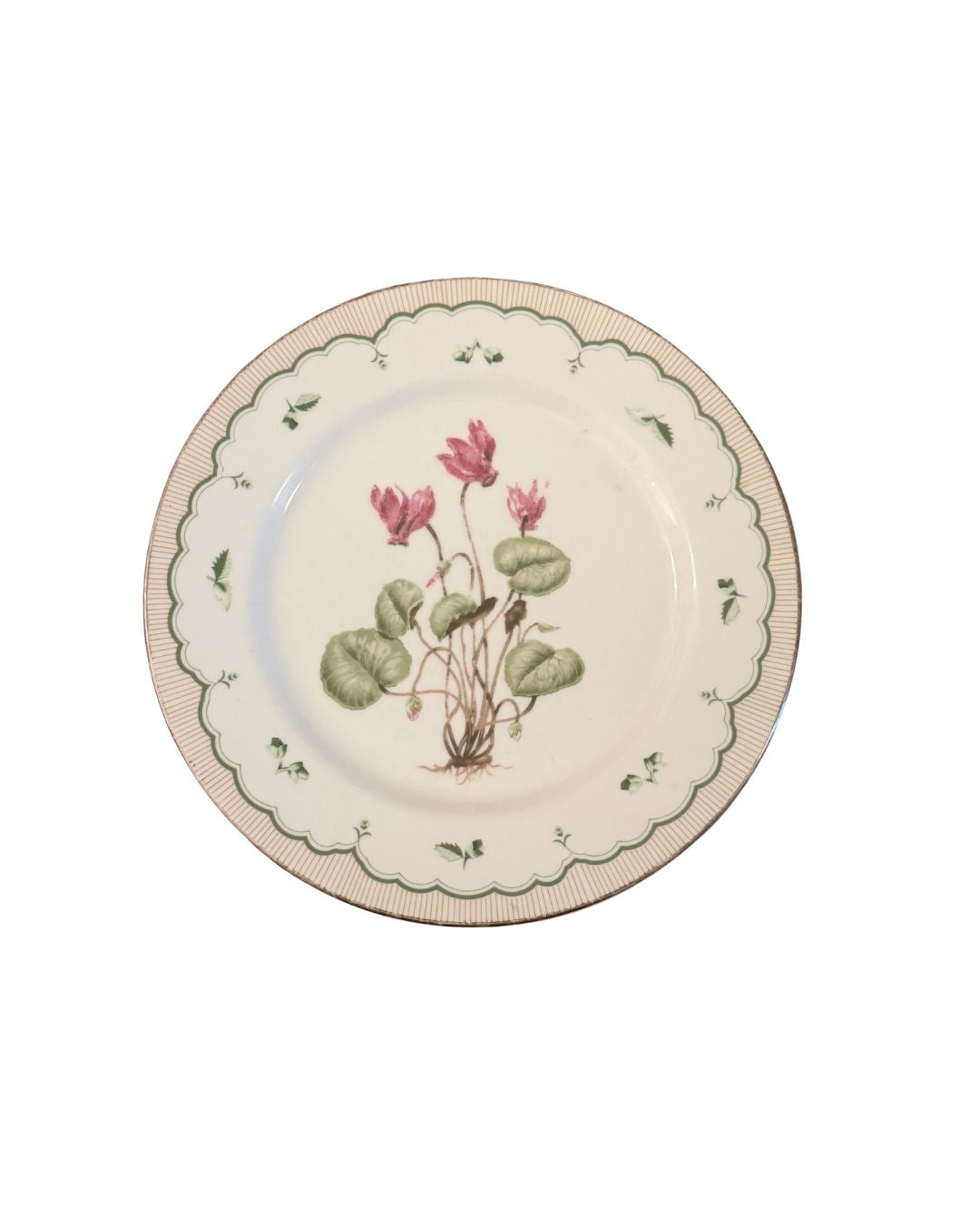 Victorian Gardens Plate- Cyclamen