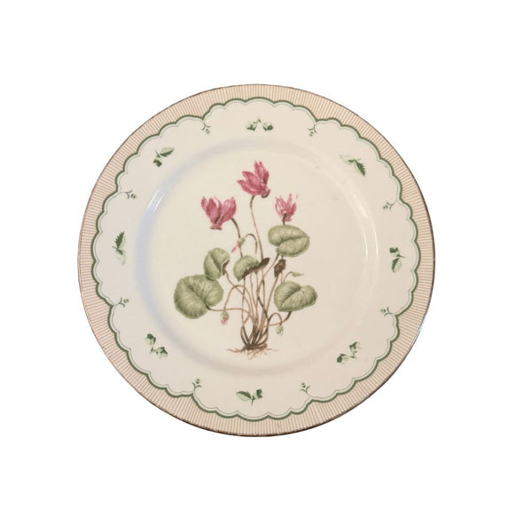 Victorian Gardens Plate- Cyclamen