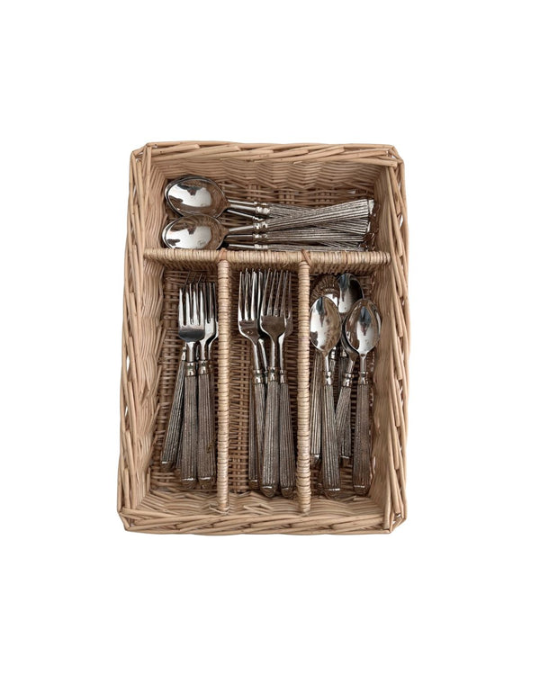 Heirloom Wicker Cutlery Tray