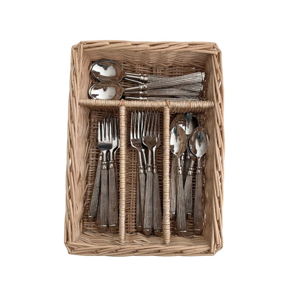 Heirloom Wicker Cutlery Tray