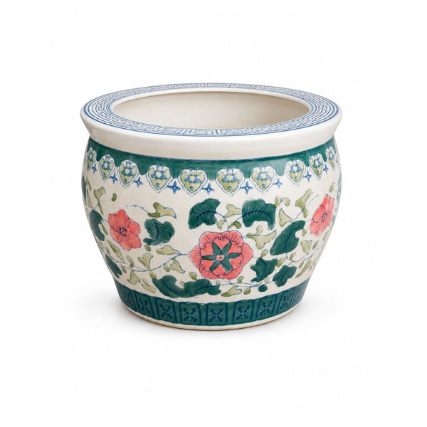 Vintage Garden Floral Jardinière