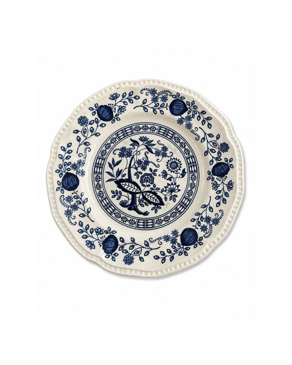 Vintage Coventry Blue Scalloped Bread & Butter Plate