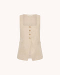 Jackie Vest- Natural