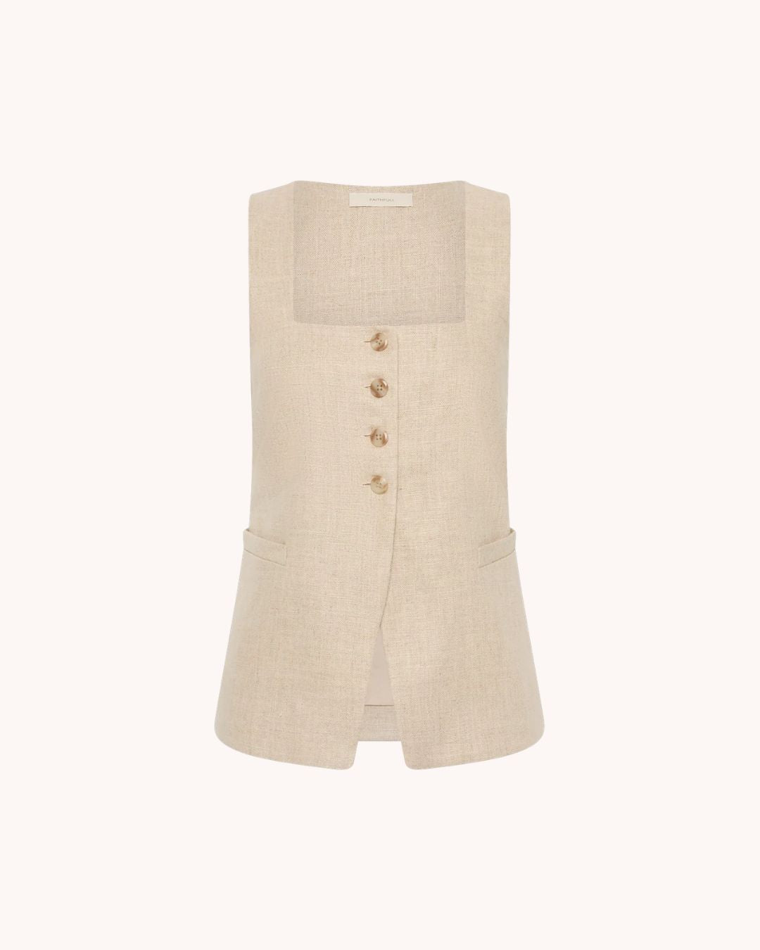 Jackie Vest- Natural
