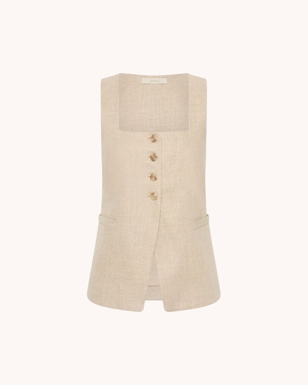 Jackie Vest- Natural