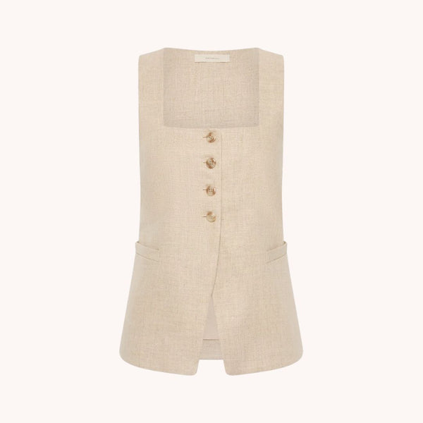 Jackie Vest- Natural