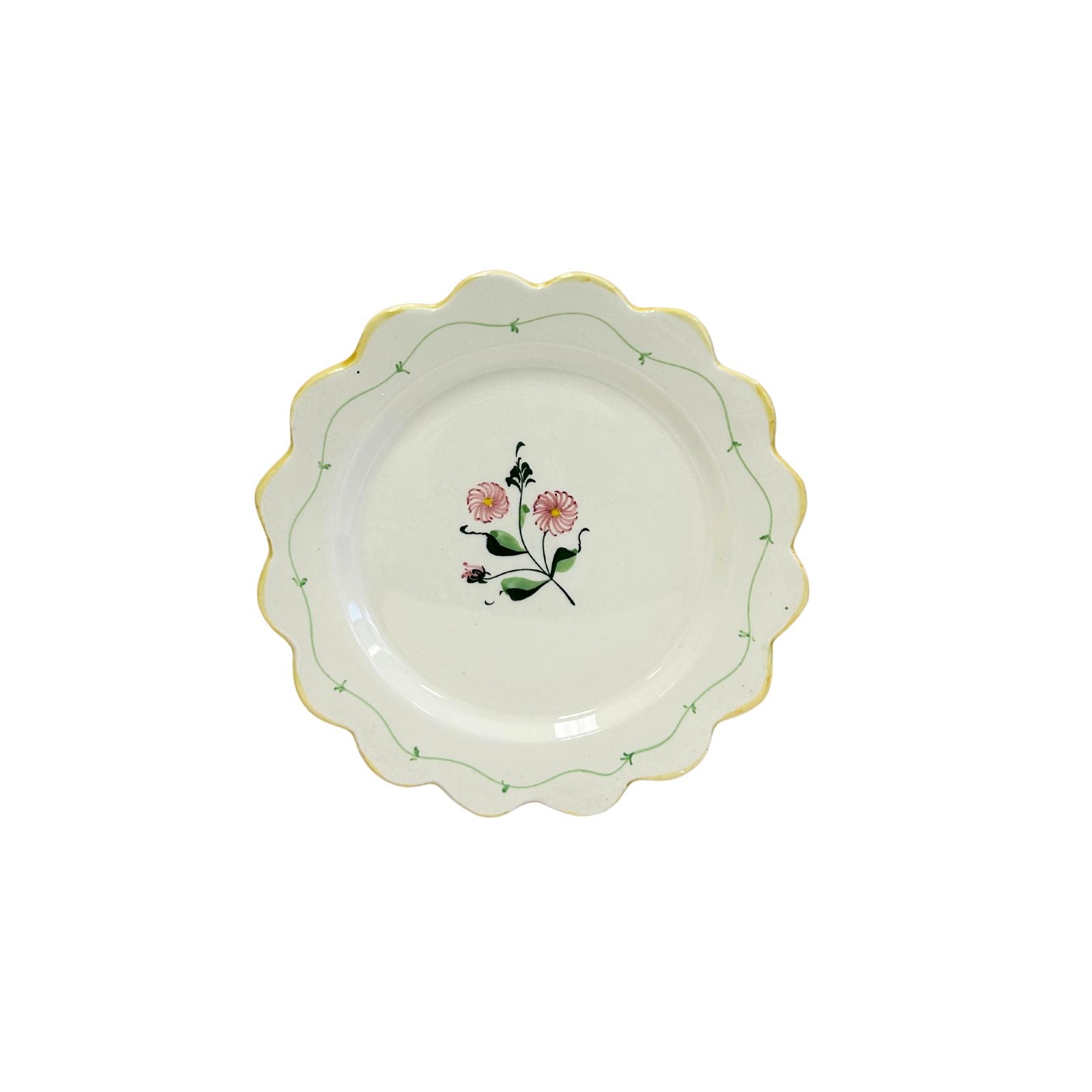 Scalloped Handblock Plate