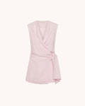 Jagger Wrap Vest- Pale Pink