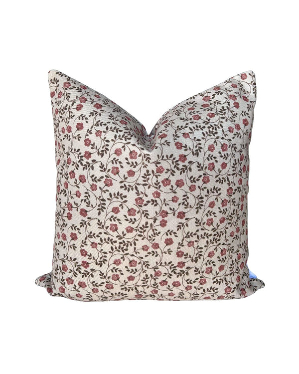 Market Floral Pillow in Natural