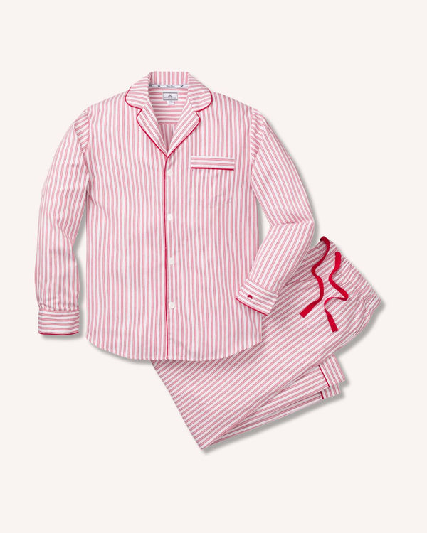 Luxe Pima Men's Antique Red Ticking Pajama
