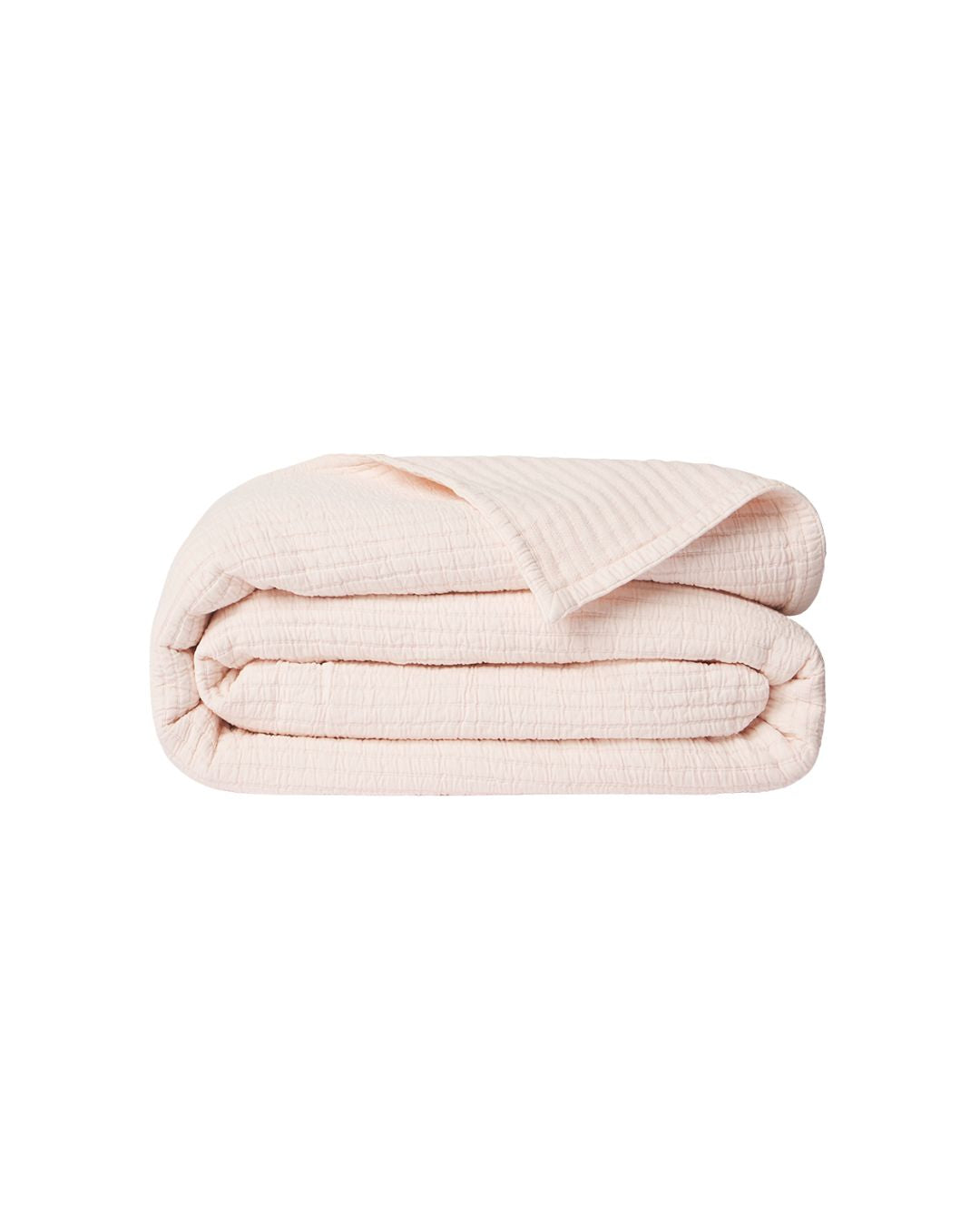 Penny Crib Coverlet in Petal