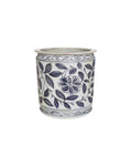 Provence Floral Pot - Grey