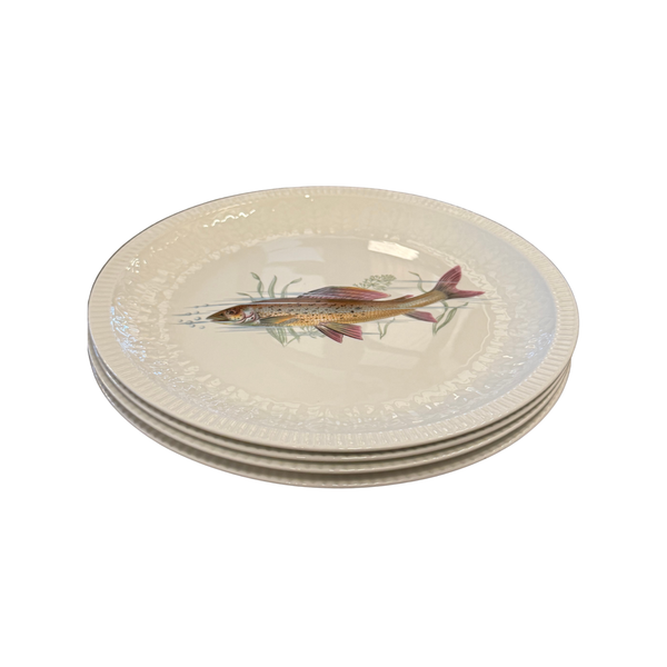 Ironstone Fish Plate Set- I