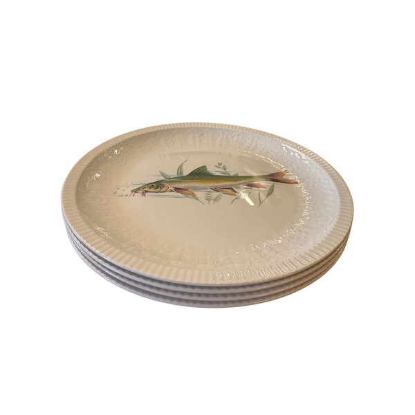 Ironstone Fish Plate Set- III