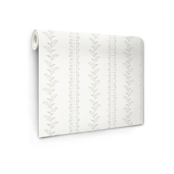 Magnolia Home Everleigh Wallpaper in Gray