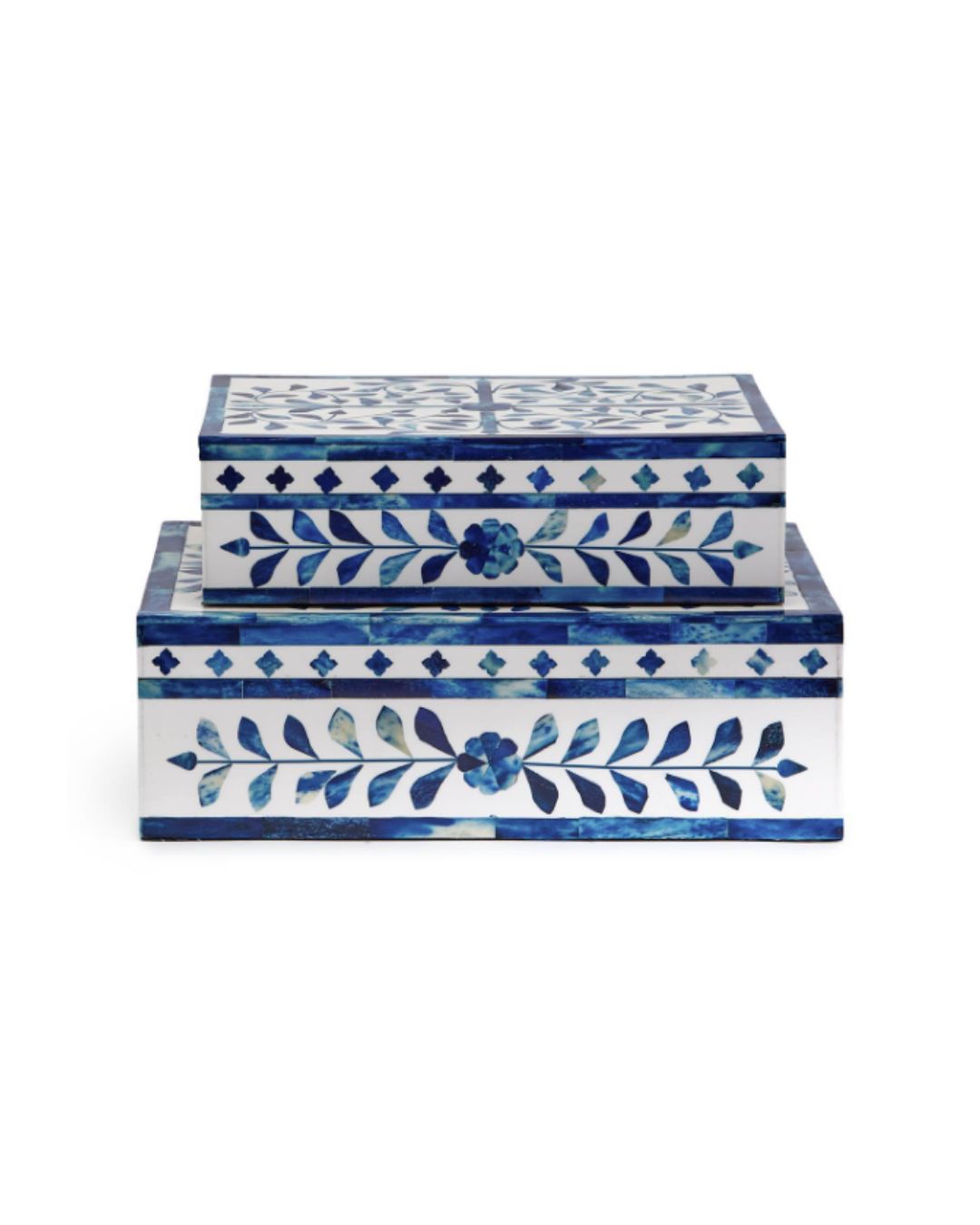 Santorini Bone Box, Set of 2