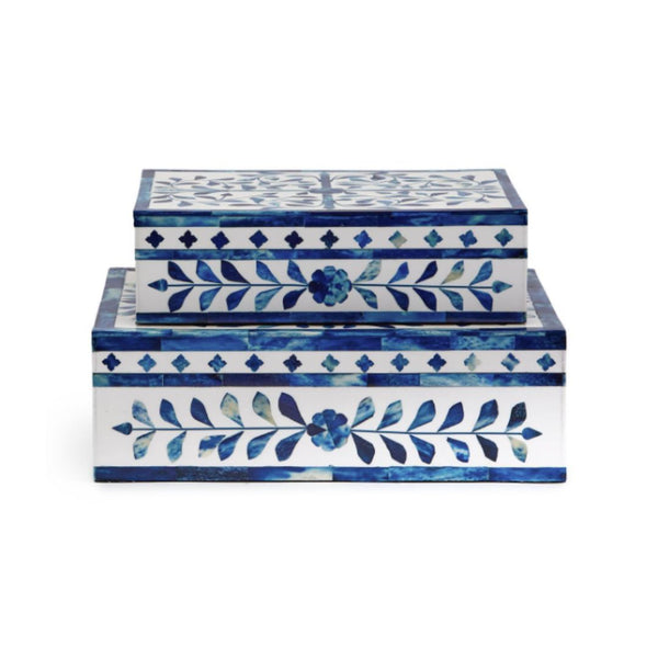 Santorini Bone Box, Set of 2