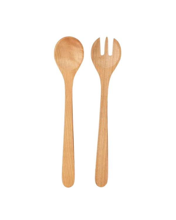 Mediterranean Salad Servers, Cherrywood