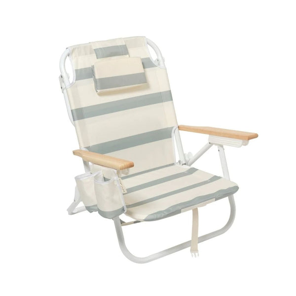 Beach Chair - Sage Stripe