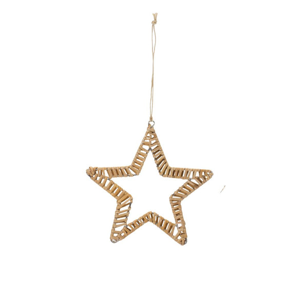 Rattan Star Ornament