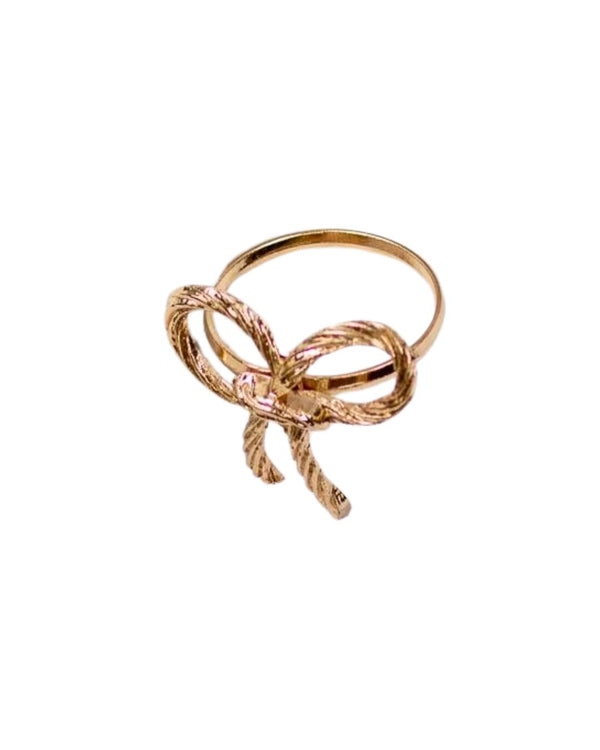 Brass Bow Napkin Ring