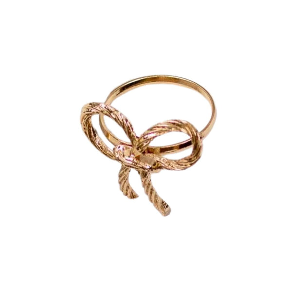 Brass Bow Napkin Ring