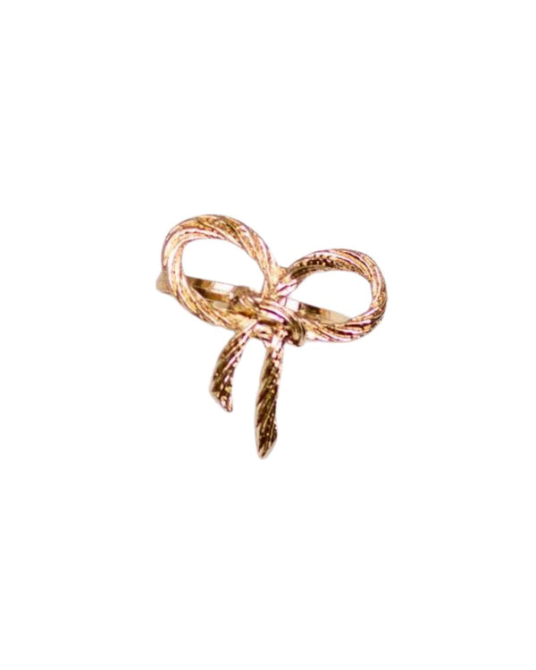 Brass Bow Napkin Ring