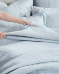 Calla Coverlet in Sky