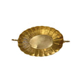 Oval Brass Bowl with Handles