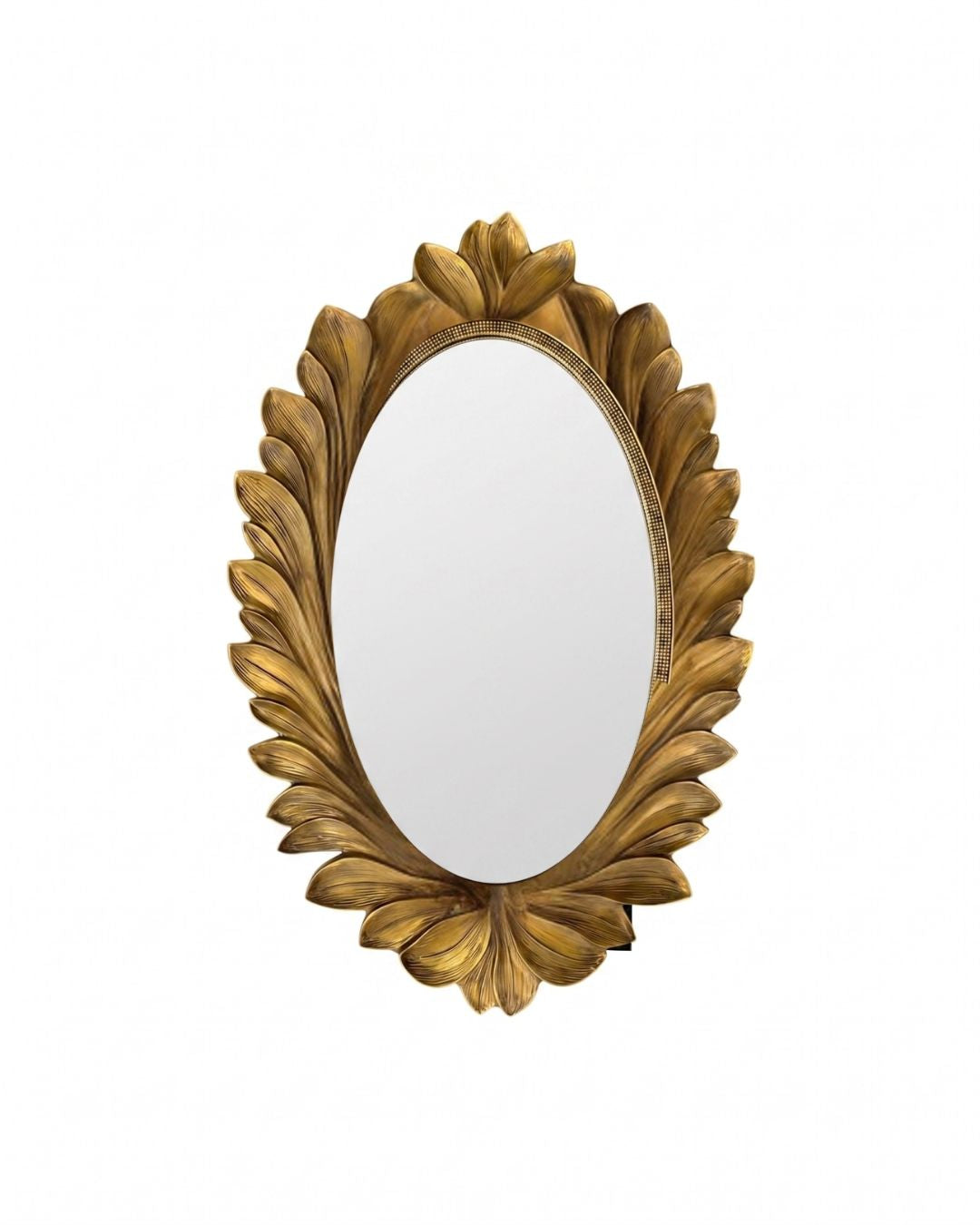 Alouette Mirror - Antique Brass