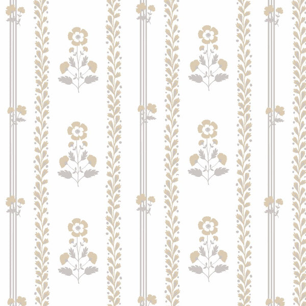 Annabelle Floral Fabric in Natural
