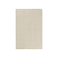 Natural and ivory woven rug