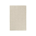 Natural and ivory woven rug