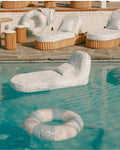 Bay Blue Floral Pool Lounger