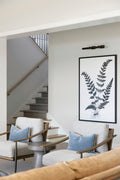 Black and Natural Fern Print I