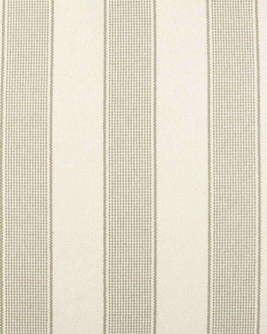 Beige Woven Cabana Stripe Fabric