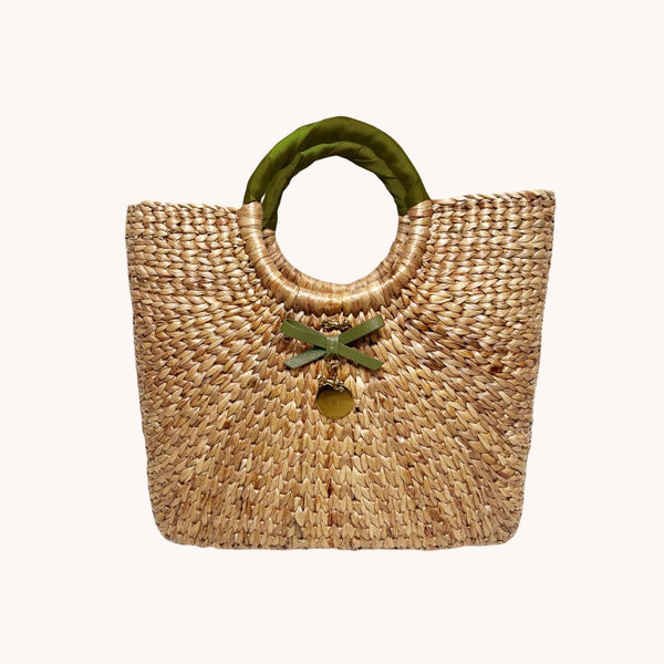 Bentley Bow Petite Tote - Moss