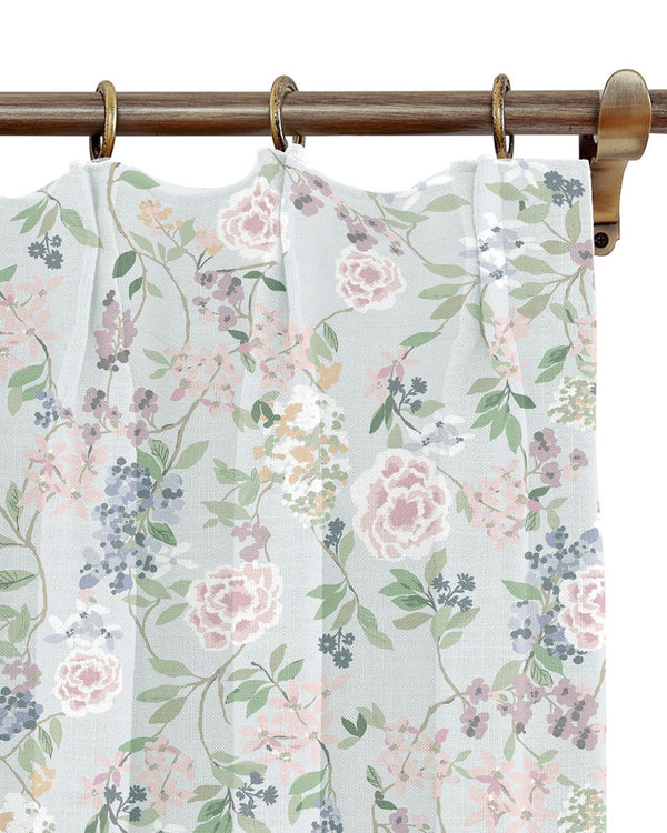 Betty in Light Blue Drapery Panel