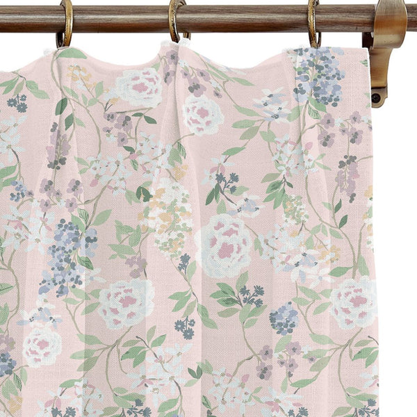 Betty in Crystal Pink Drapery Panel