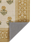 Bibury Rug in Gold & Green