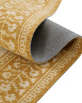Bibury Rug in Gold & Green