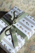 Ruthie Stripe Wrapping Paper in Natural