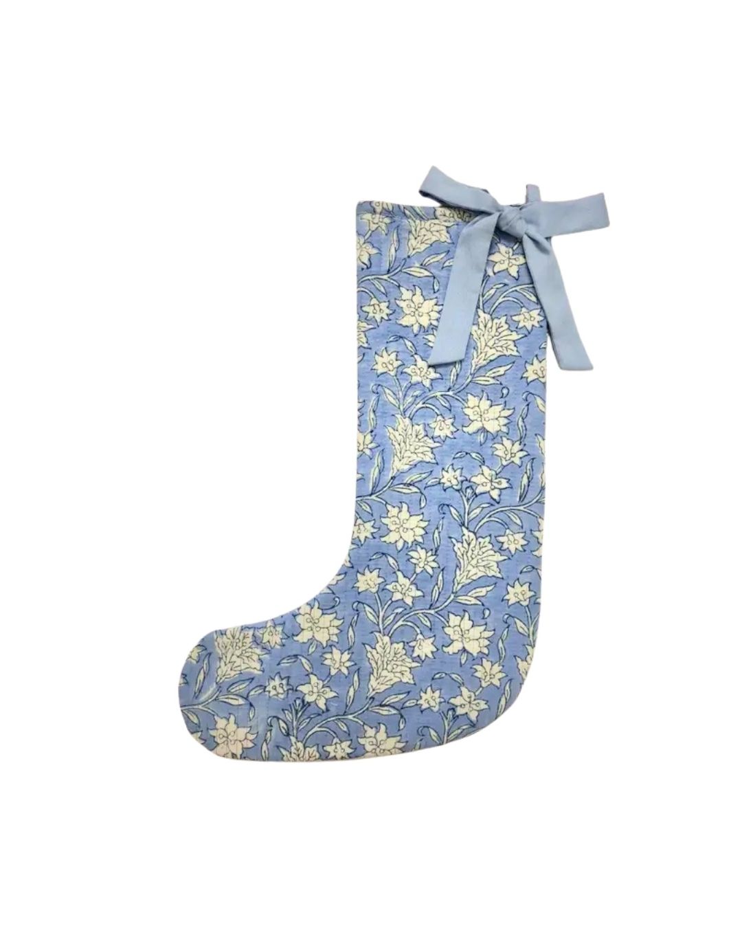 Blue Willow Stocking