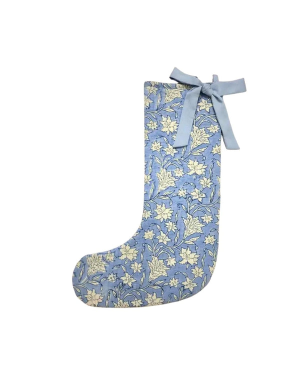 Blue Willow Stocking