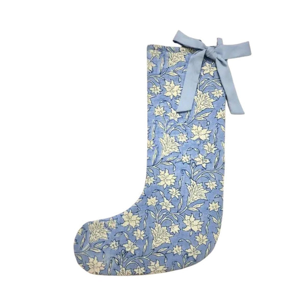 Blue Willow Stocking