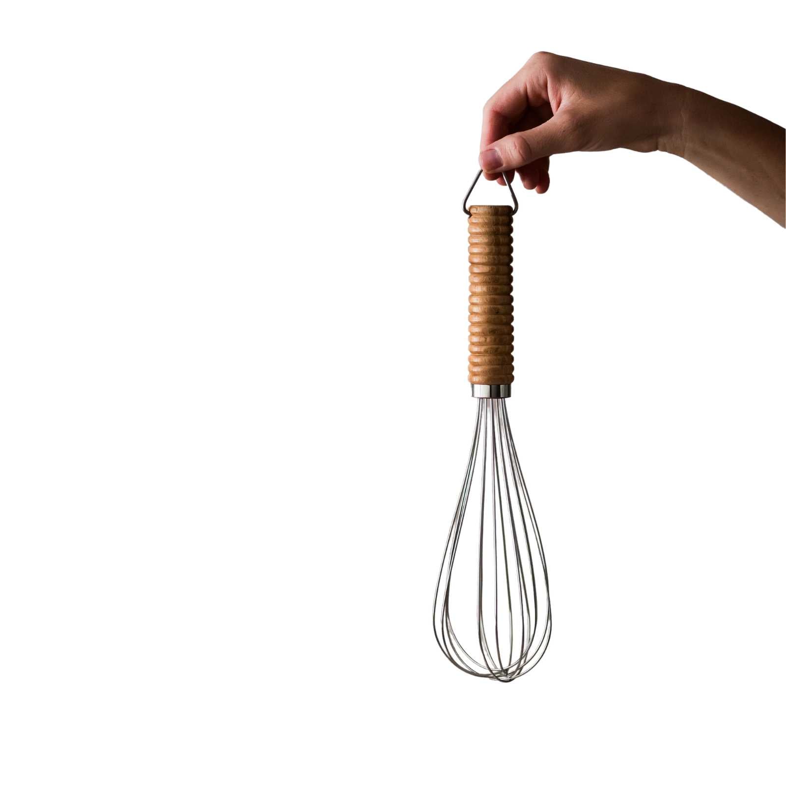 Reeded Wood Whisk