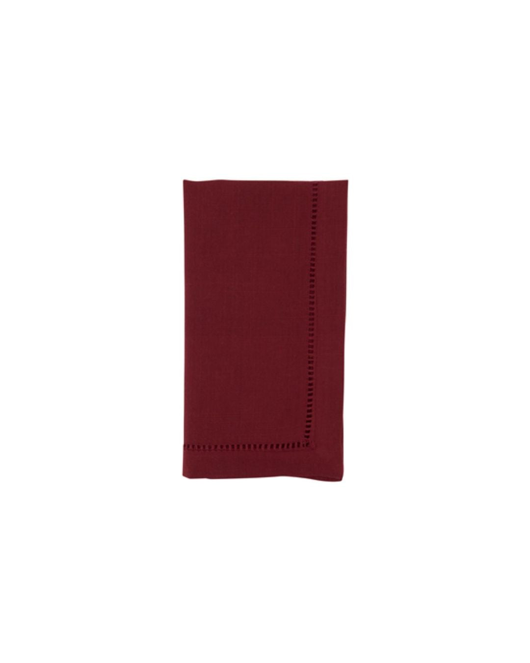 Bordeaux Hemstitched Napkin