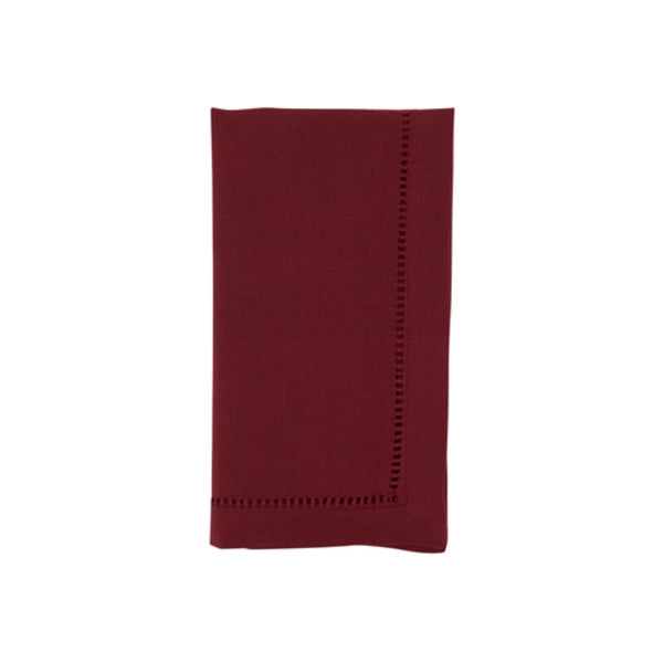 Bordeaux Hemstitched Napkin