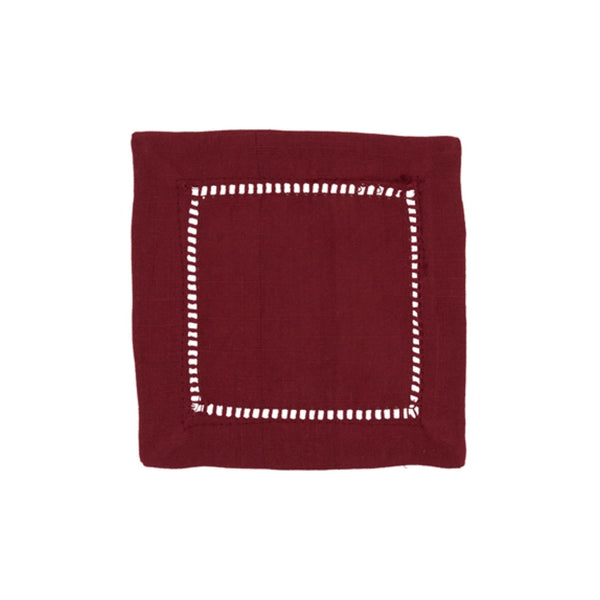 Bordeaux Hemstitched Napkin